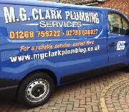 M G Clark Plumbers Van