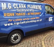 M G Clark Plumbers Van
